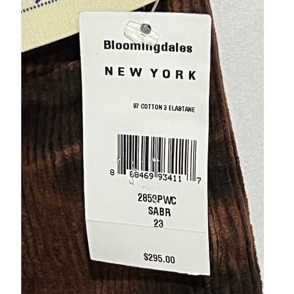 L'AGENCE WOMENS SIZE 23 SCOTTIE WIDE LEG CORDUROY JEANS IN SADDLE BROWN NEW - Picture 15 of 16